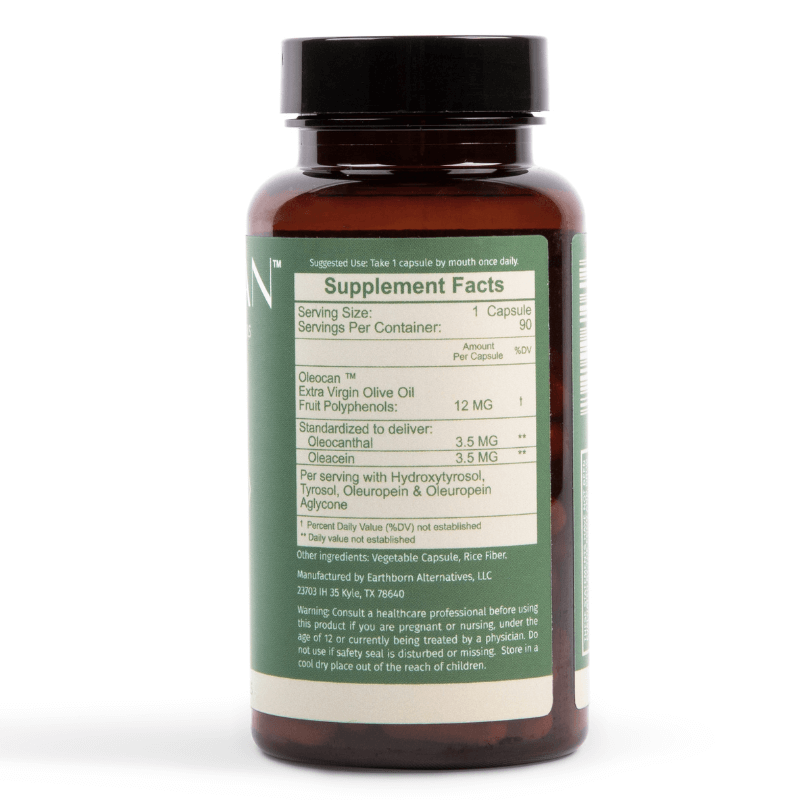 Oleocanthal Supplement daily pill 90 day supply